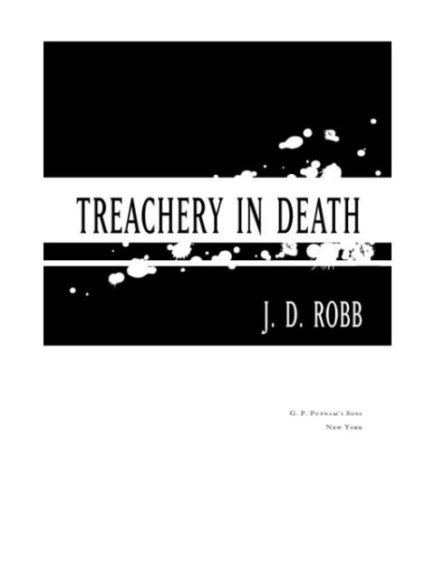 Cover image for book Treachery in Death