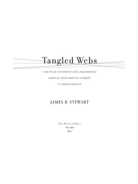 Cover image for book Tangled Webs