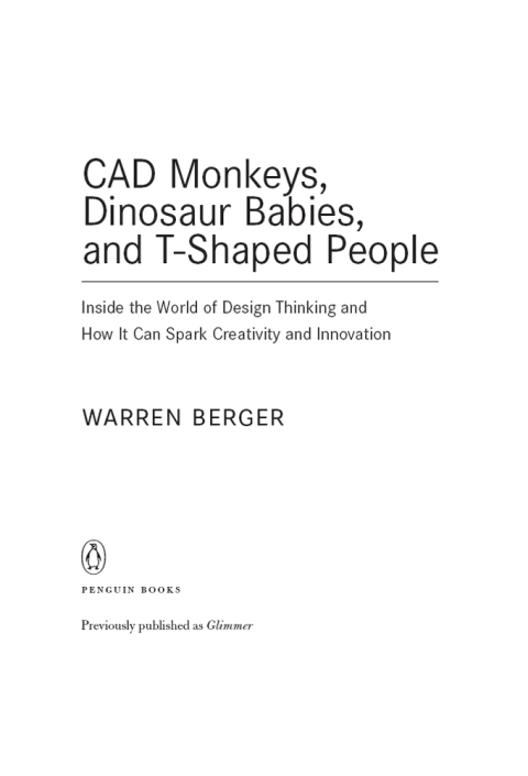 Cover image for book CAD Monkeys, Dinosaur Babies, and T-Shaped People