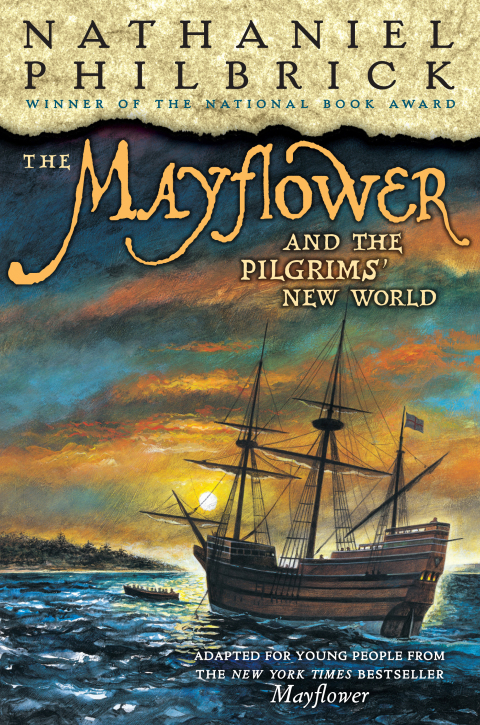 Cover image for book The Mayflower and the Pilgrims' New World