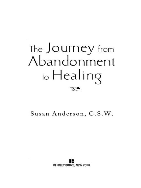 Cover image for book The Journey from Abandonment to Healing
