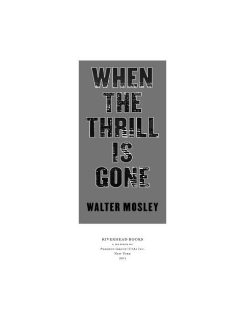 Cover image for book When the Thrill Is Gone