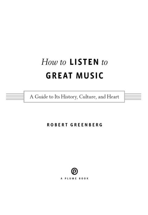 Cover image for book How to Listen to Great Music