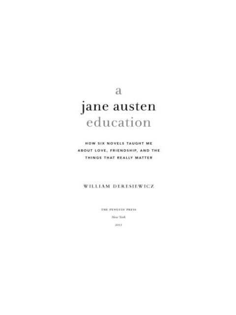 Cover image for book A Jane Austen Education