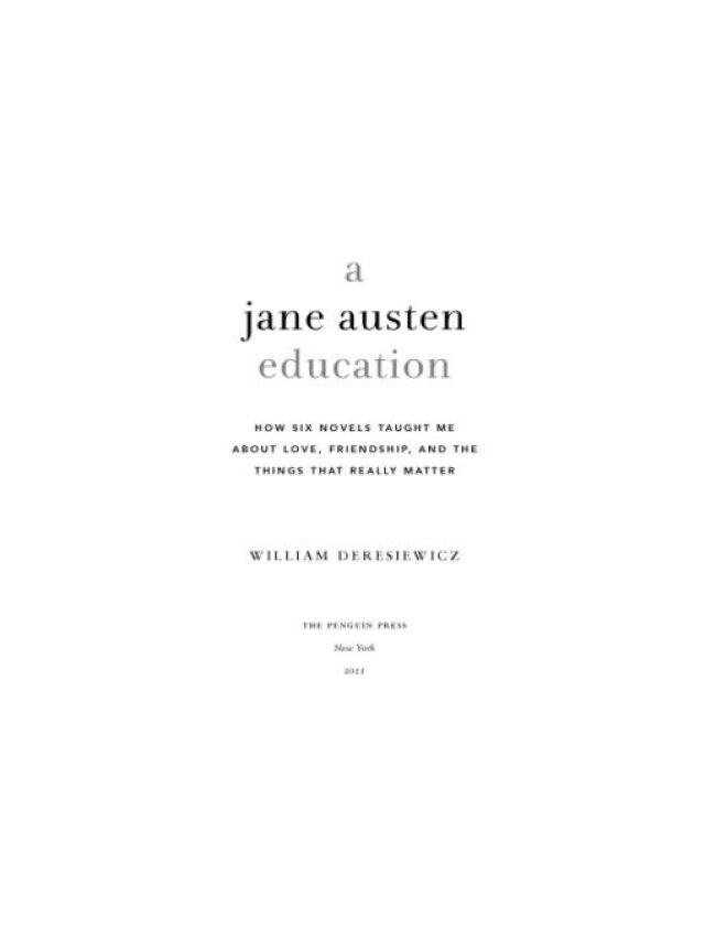 A Jane Austen Education