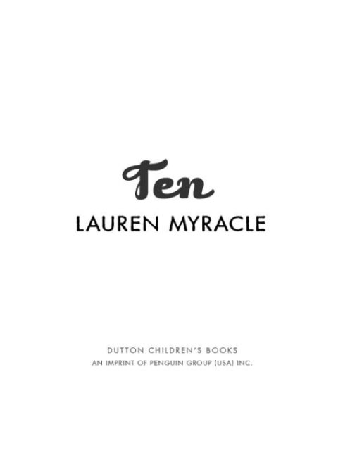 Cover image for book Ten