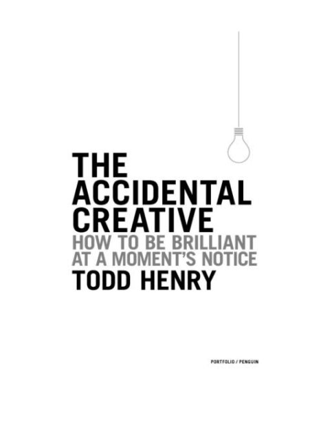 Cover image for book The Accidental Creative