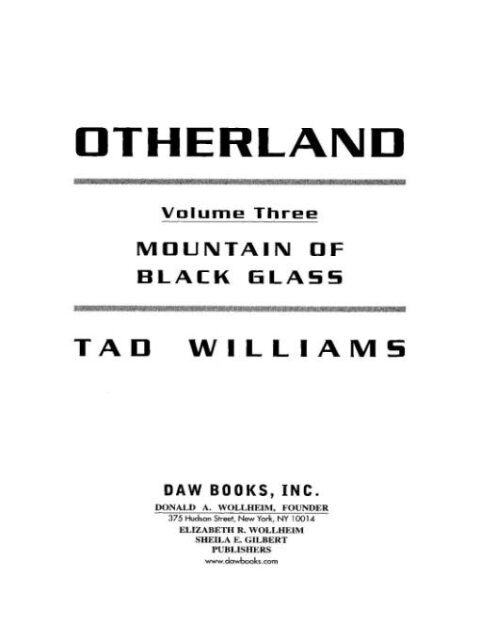 Cover image for book Otherland: Mountain of Black Glass
