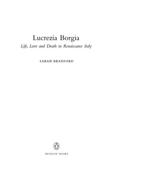 Cover image for book Lucrezia Borgia