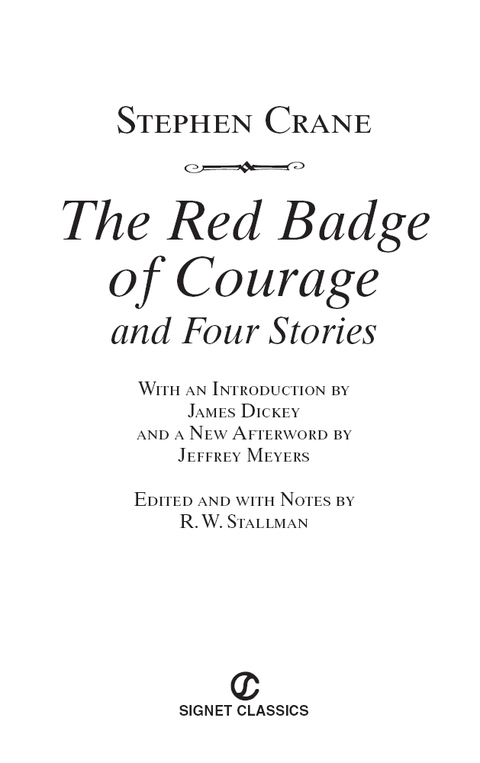 Cover image for book The Red Badge of Courage and Four Stories
