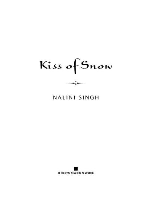 Cover image for book Kiss of Snow