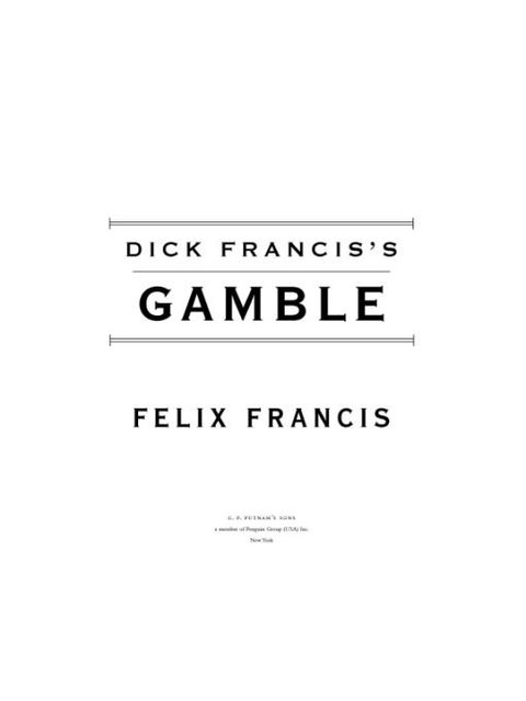Cover image for book Dick Francis's Gamble