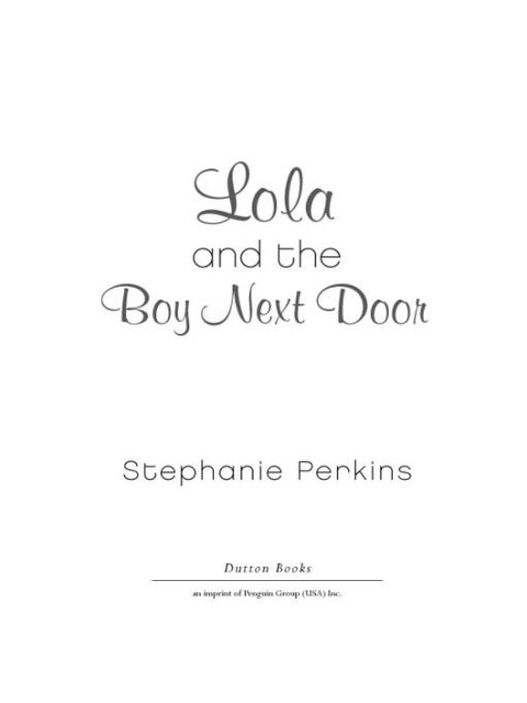 Cover image for book Lola and the Boy Next Door