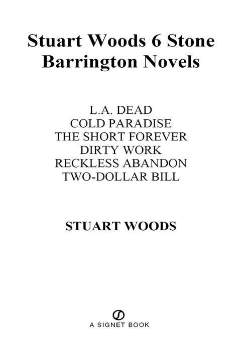 Cover image for book Stuart Woods 6 Stone Barrington Novels