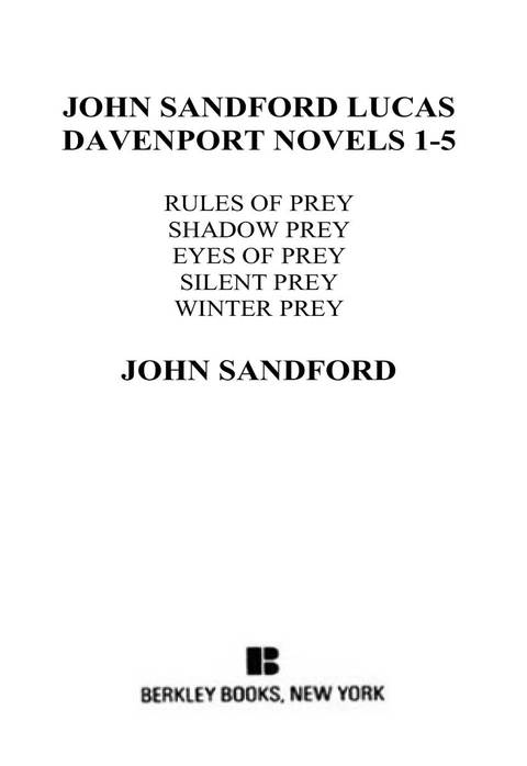 Cover image for book John Sandford Lucas Davenport Novels 1-5