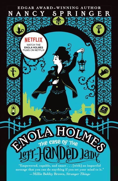 Cover image for book Enola Holmes: The Case of the Left-Handed Lady