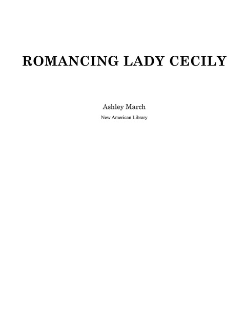 Cover image for book Romancing Lady Cecily