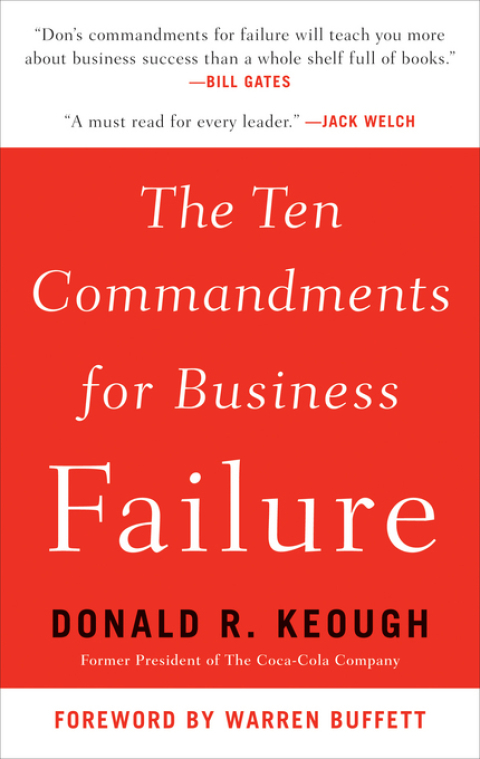 Cover image for book The Ten Commandments for Business Failure