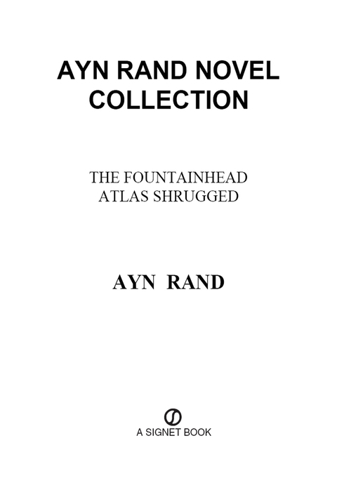 Cover image for book Ayn Rand Novel Collection