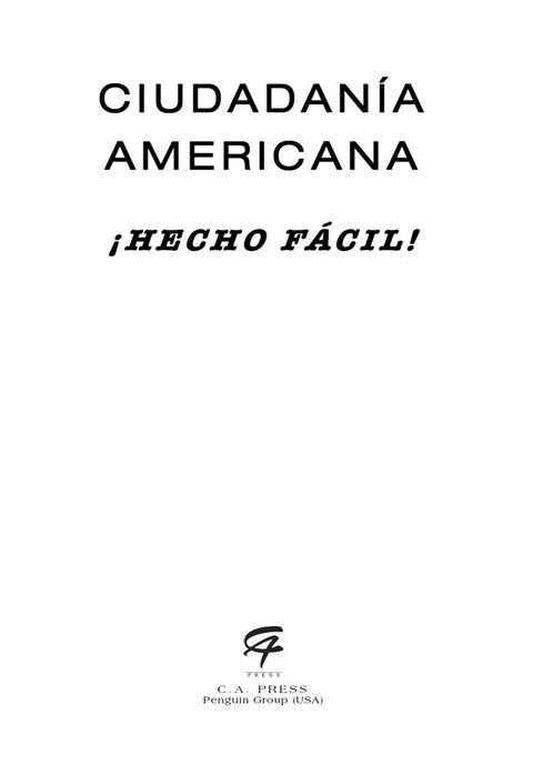 Cover image for book Ciudadania Americana ¡Hecho fácil!
