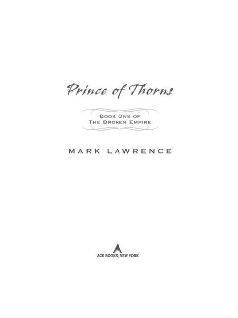 Cover image for book Prince of Thorns