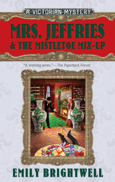 Cover image for book Mrs. Jeffries & the Mistletoe Mix-Up