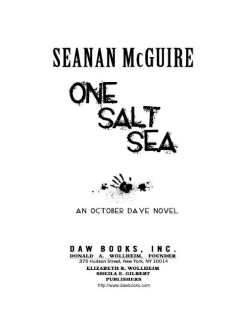Cover image for book One Salt Sea