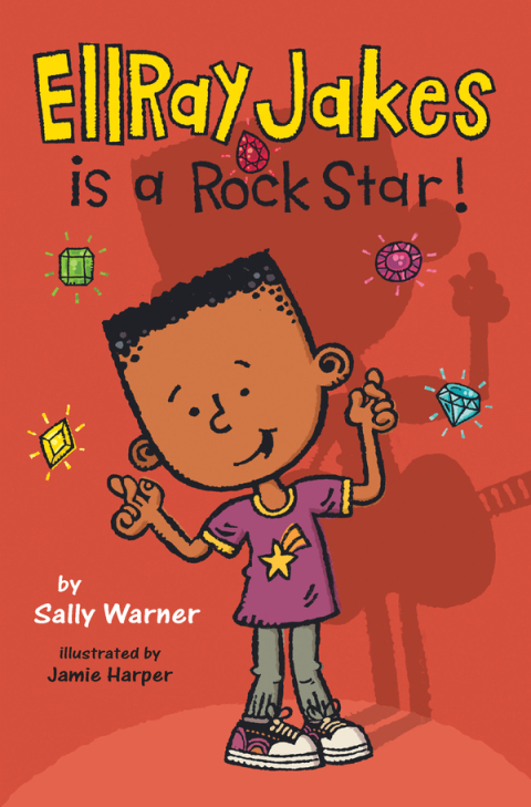 Cover image for book EllRay Jakes Is a Rock Star