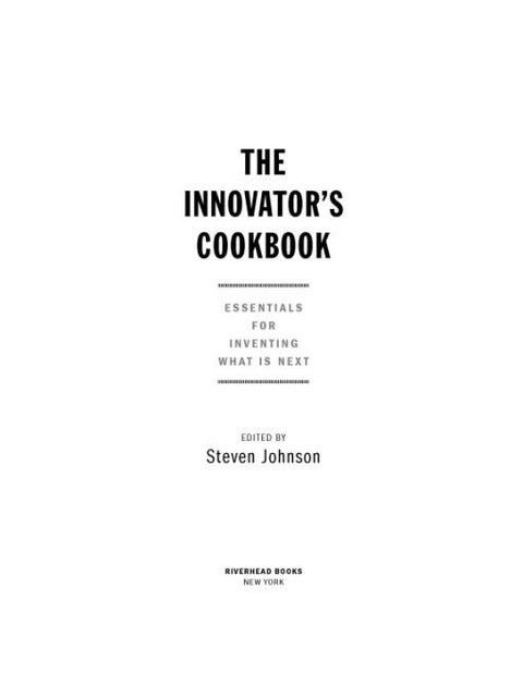 Cover image for book The Innovator's Cookbook