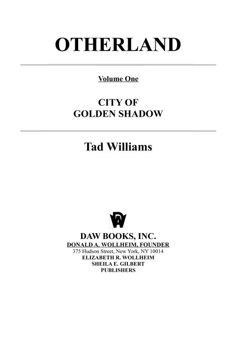 Cover image for book Otherland: City of Golden Shadow
