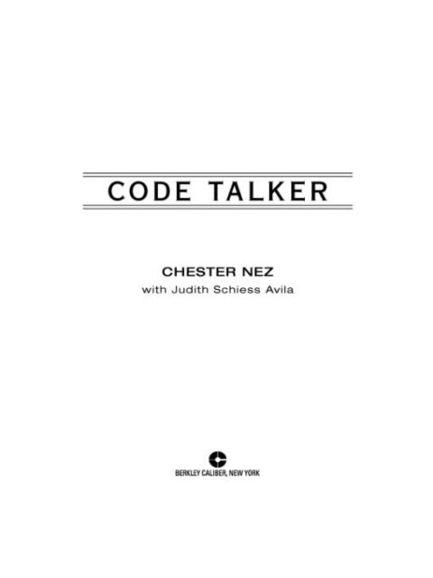 Cover image for book Code Talker