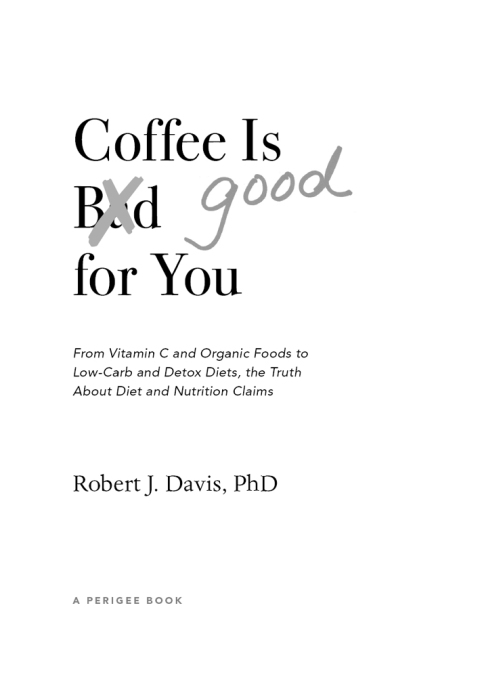 Cover image for book Coffee is Good for You