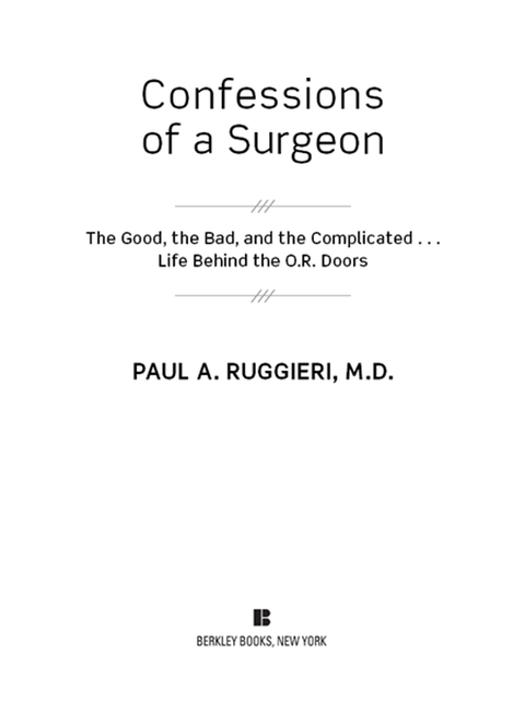 Cover image for book Confessions of a Surgeon