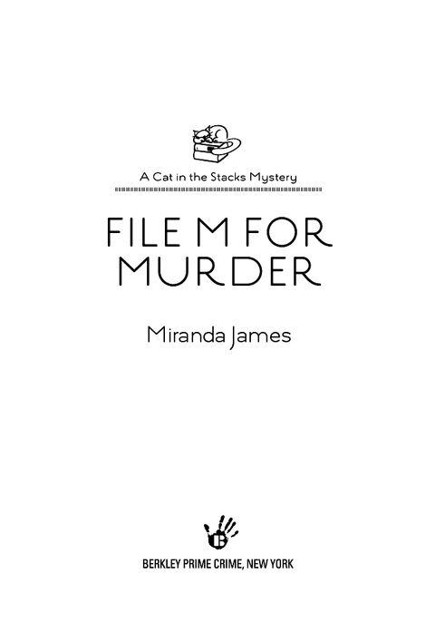Cover image for book File M for Murder