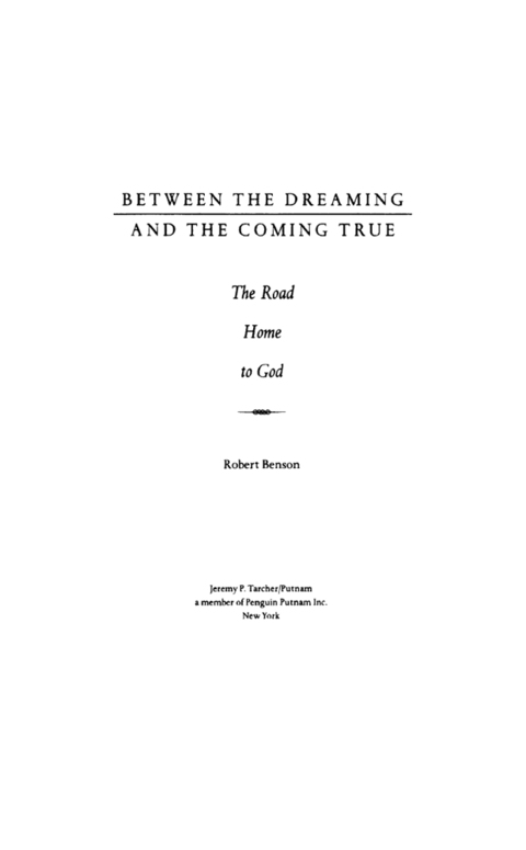 Cover image for book Between the Dreaming and the Coming True
