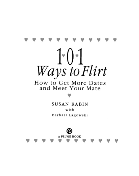 Cover image for book 101 Ways to Flirt
