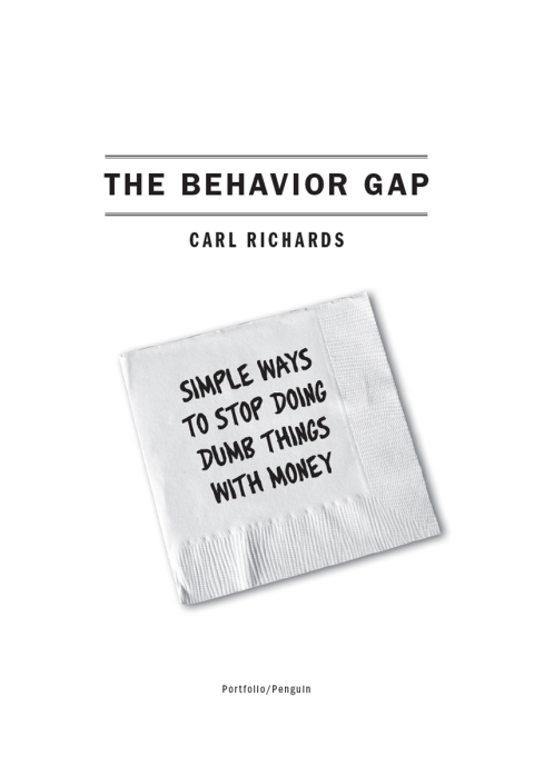 Cover image for book The Behavior Gap