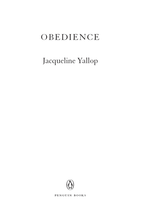 Cover image for book Obedience
