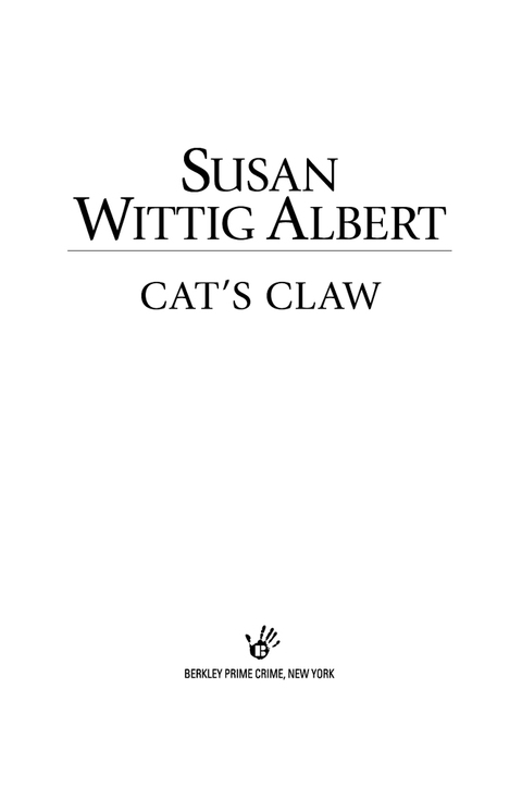 Cover image for book Cat's Claw