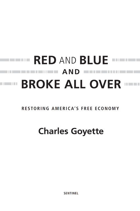 Cover image for book Red and Blue and Broke All Over