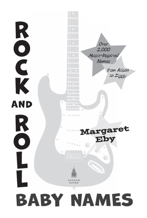 Cover image for book Rock and Roll Baby Names