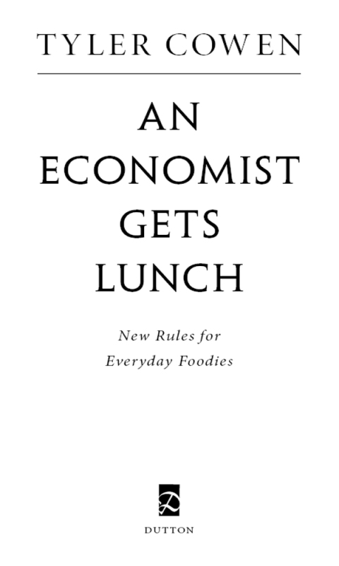Cover image for book An Economist Gets Lunch