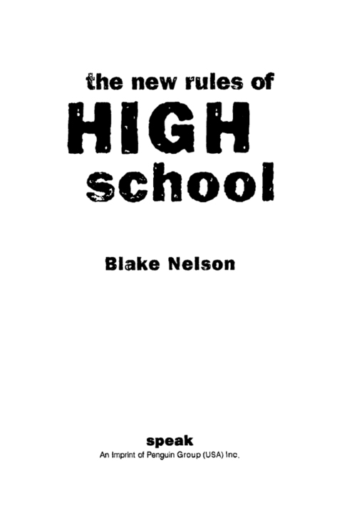 Cover image for book The New Rules of High School