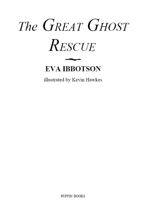 Cover image for book The Great Ghost Rescue