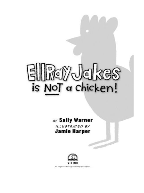 Cover image for book EllRay Jakes Is Not a Chicken