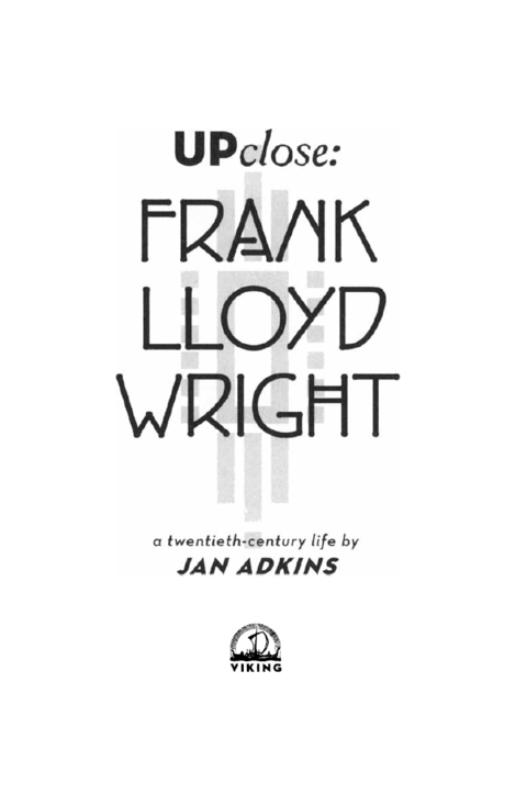 Cover image for book Frank Lloyd Wright