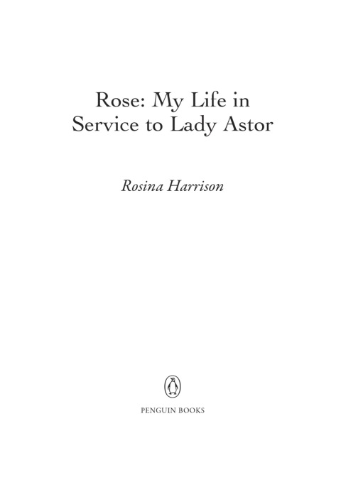 Cover image for book Rose: My Life in Service to Lady Astor
