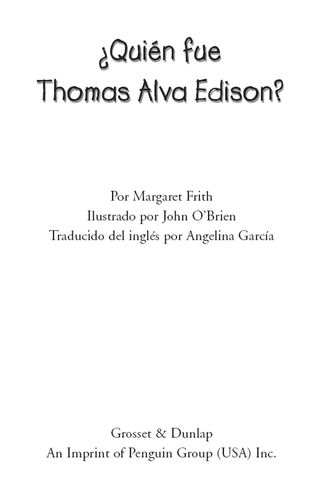 ¿Quién fue Thomas Alva Edison?