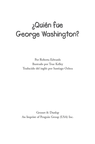 ¿Quién fue George Washington?