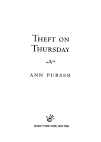 Cover image: Theft on Thursday 9780425207475